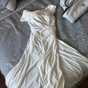 Ivory Long Formal Gown